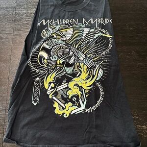 Mychildren Mybride band tattoo Men's Black Graphic T-Shirt